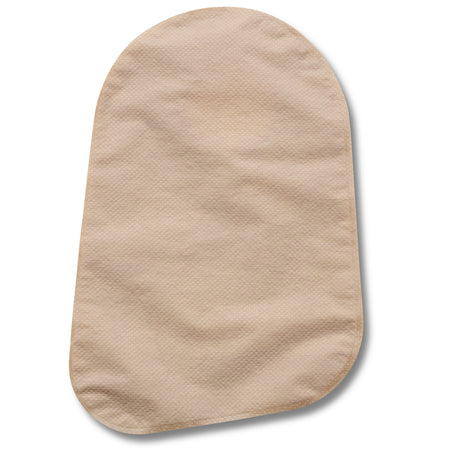 New Image Closed End Beige Urostomy Pouch, 1 Inch Flange-Urostomy Pouch New Image Two-Piece System 9 Inch Closed End