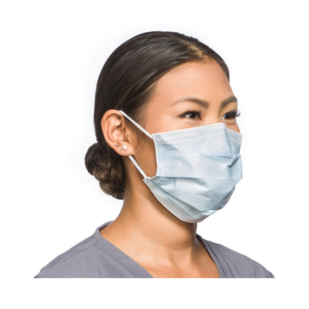 Halyard Fluidshield Level 2 Procedure Mask, One Size Fits Most - Apparel>Masks - O&M Halyard Inc