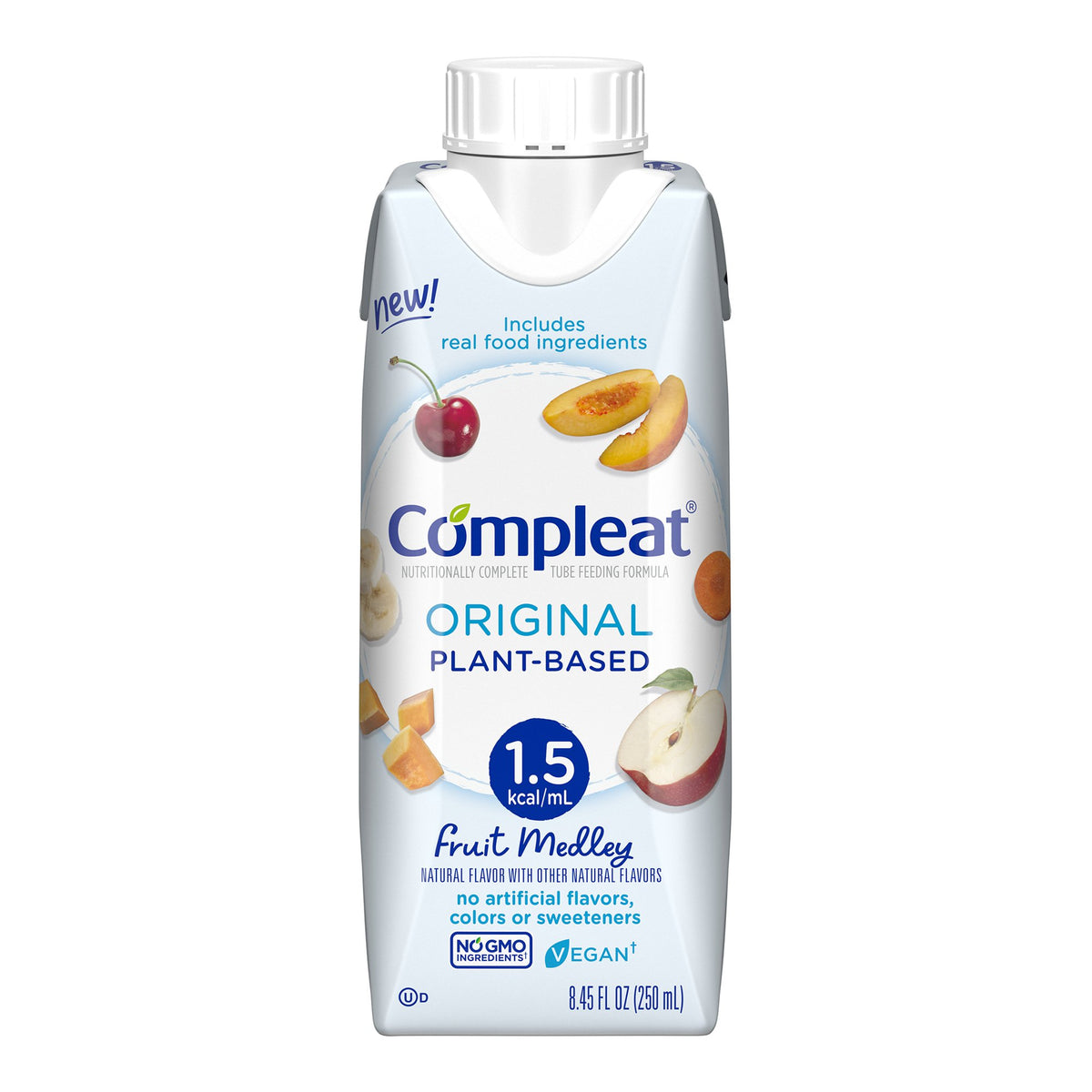 Compleat® 1.5 Original Plant-Based Tube Feeding Formula, Fruit Medley, 250 mL - Nutritionals and Feeding Supplies>Nutritio...