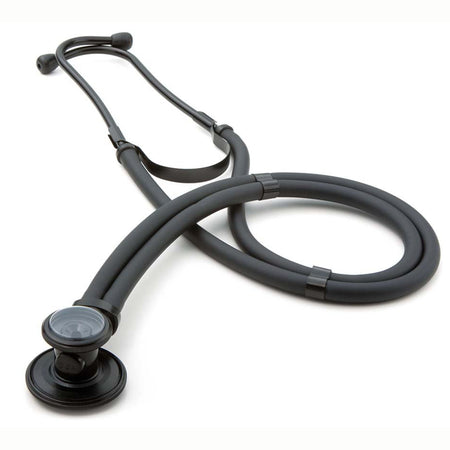 Adscope 646 Sprague - Rappaport Stethoscope-Sprague Stethoscope Adscope 646 Black 2-Tube 22 Inch Tube Double Sided Chestpiece