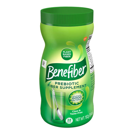 Benefiber Prebiotic Fiber Supplement, 5.4-ounce bottle-Oral Supplement Benefiber Unflavored Powder 5.4 oz. Bottle
