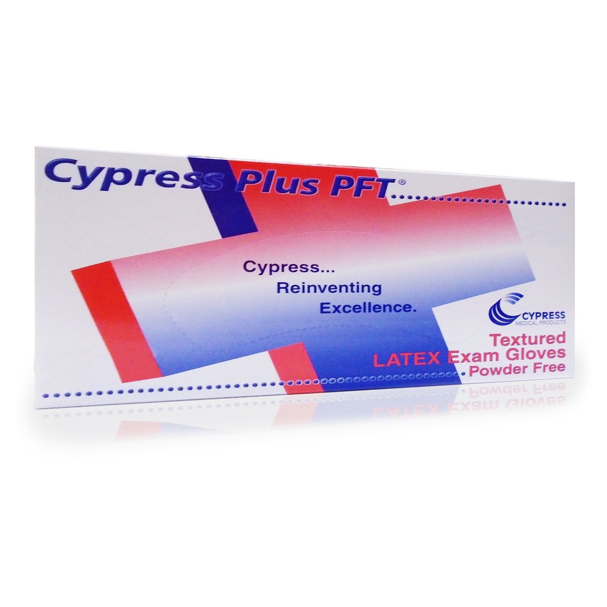 Cypress Plus PFT Latex Exam Glove, Extra Small, Ivory-Exam Glove Cypress Plus PFT X-Small NonSterile Latex Standard Cuff Length Fully Textured Ivory Not Rated