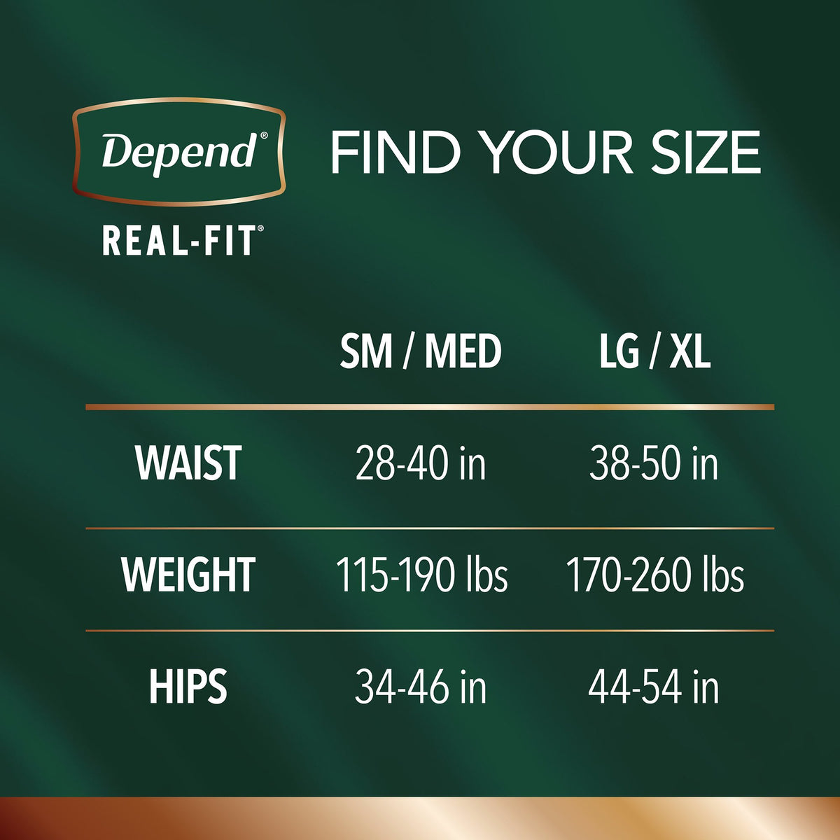 Depend Real Fit Underwear for Men, Large/X-Large-Male Adult Absorbent Underwear Depend Real Fit Waistband Style Large / X-Large Disposable Heavy Absorbency