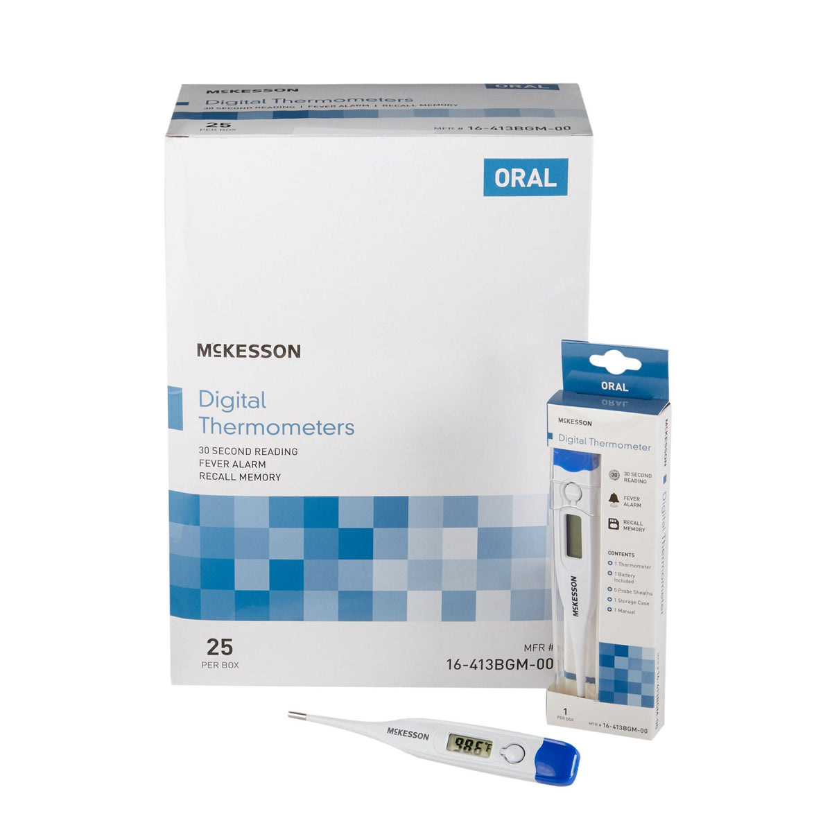 McKesson entrust™ Digital Oral Thermometer - Diagnostic Instruments and Supplies>Thermometers>Digital Thermometers - McKes...