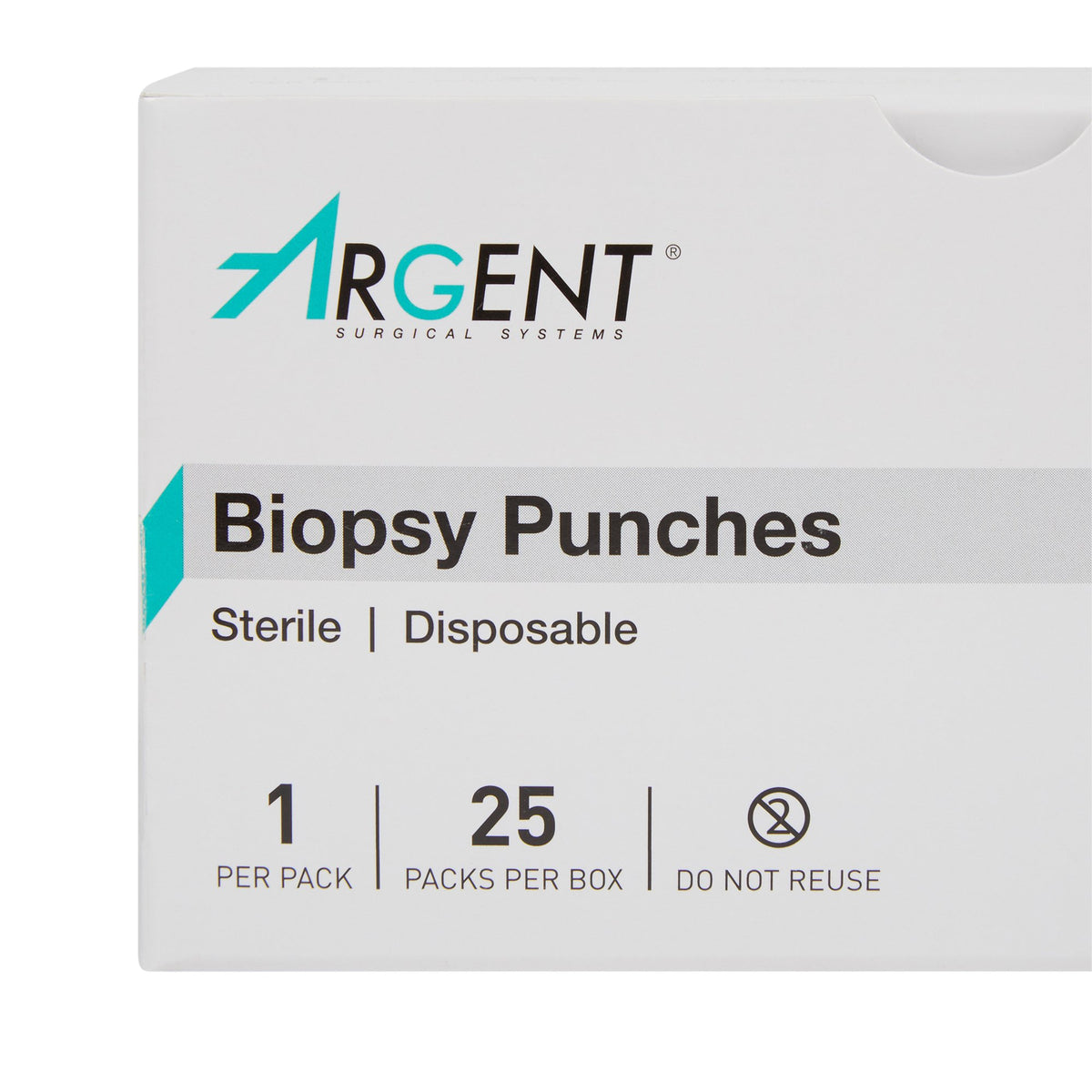 McKesson Argent Disposable Biopsy Punches, 2.0 mm-Biopsy Punch McKesson Argent Dermal 2 mm