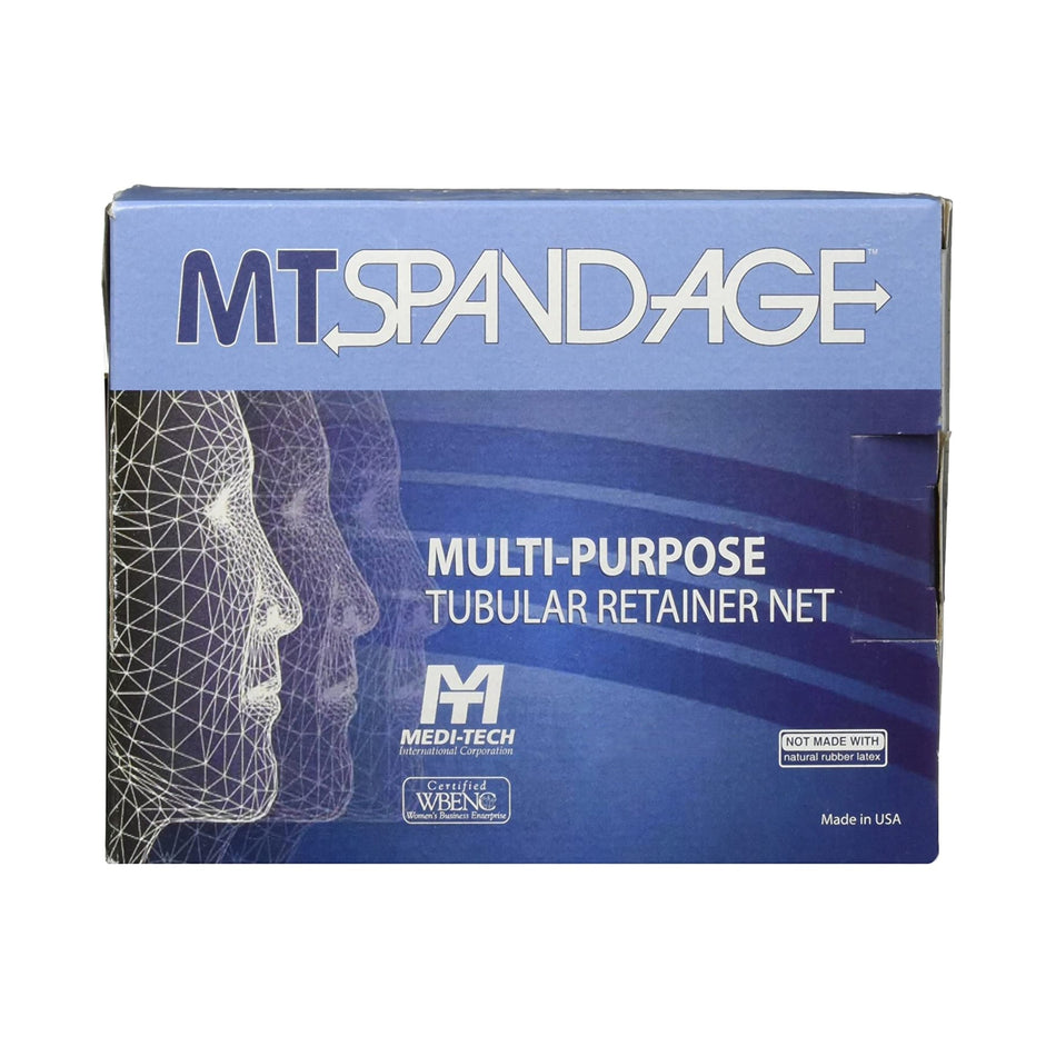 MT Spandage� Elastic Net Retainer Dressing, Size 1, 25 Yard-Elastic Net Retainer Dressing MT Spandage� Tubular Elastic 25 Yard Size 1 White Finger / Toe / Wrist NonSterile