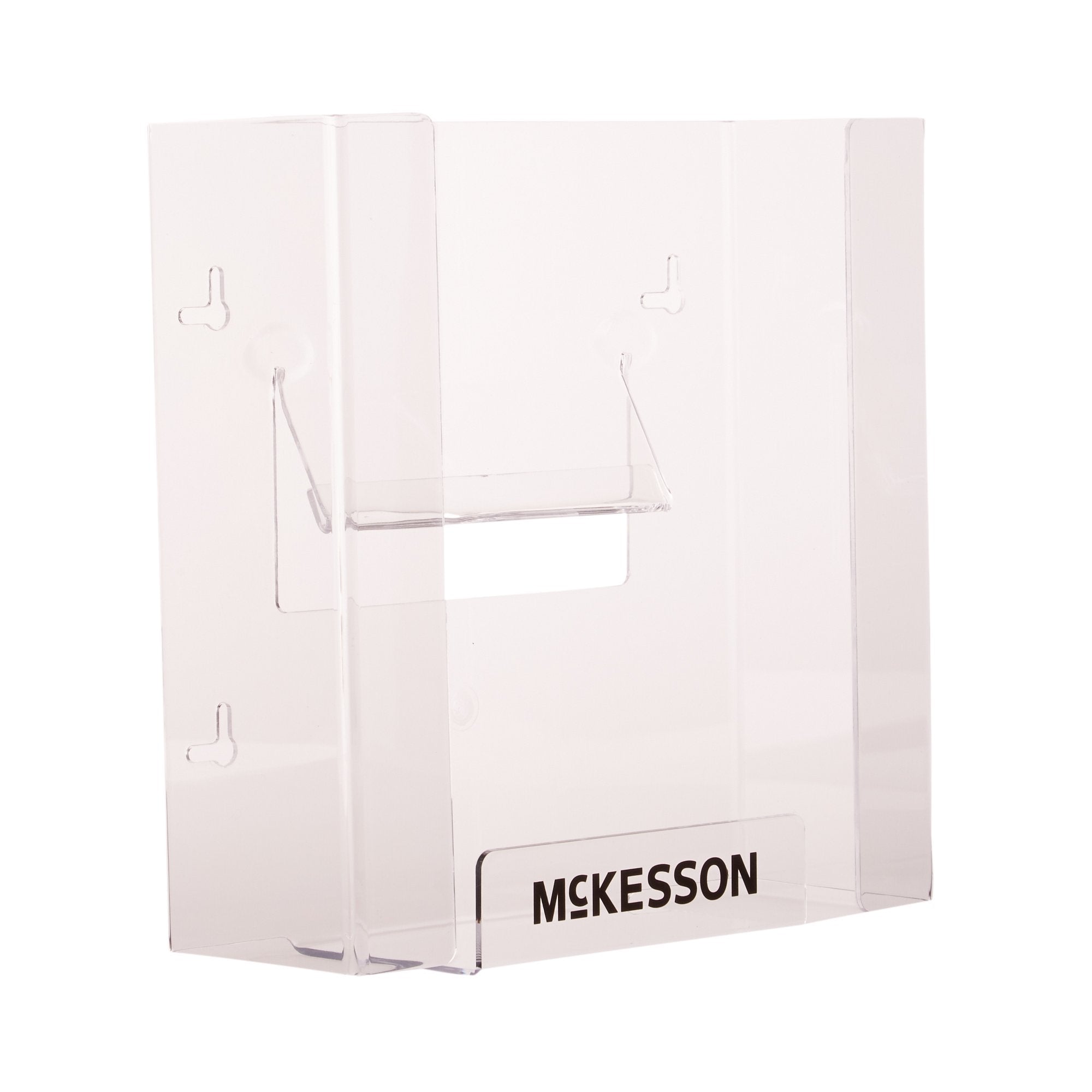 McKesson Glove Box Holder, 4 x 10 x 10 Inch-Glove Box Holder McKesson Horizontal or Vertical Mounted 2-Box Capacity Clear 4 X 10 X 10-3/4 Inch Plastic