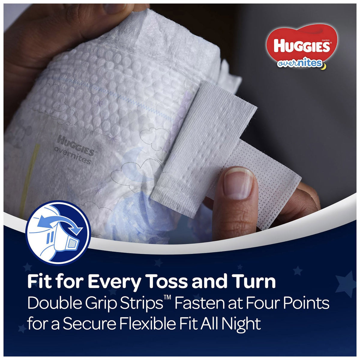 Huggies® OverNites Diaper, Size 5 - Incontinence>Pediatric Diapers and Training Pants - Kimberly Clark