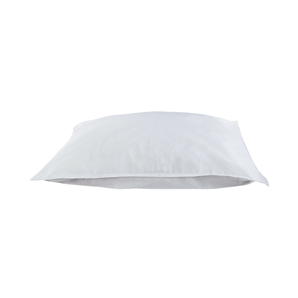 McKesson White Tissue/Poly Pillowcase, 21 x 30 Inch-Pillowcase McKesson Standard White Disposable