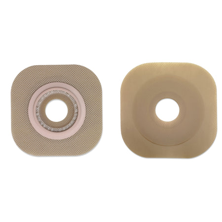 New Image Flextend Colostomy Barrier With 1 Inch Stoma Opening-"Ostomy Barrier New Image Flextend Precut, Extended Wear Without Tape 44 mm Flange Green Code System Hydrocolloid 1-1/4 Inch Opening"