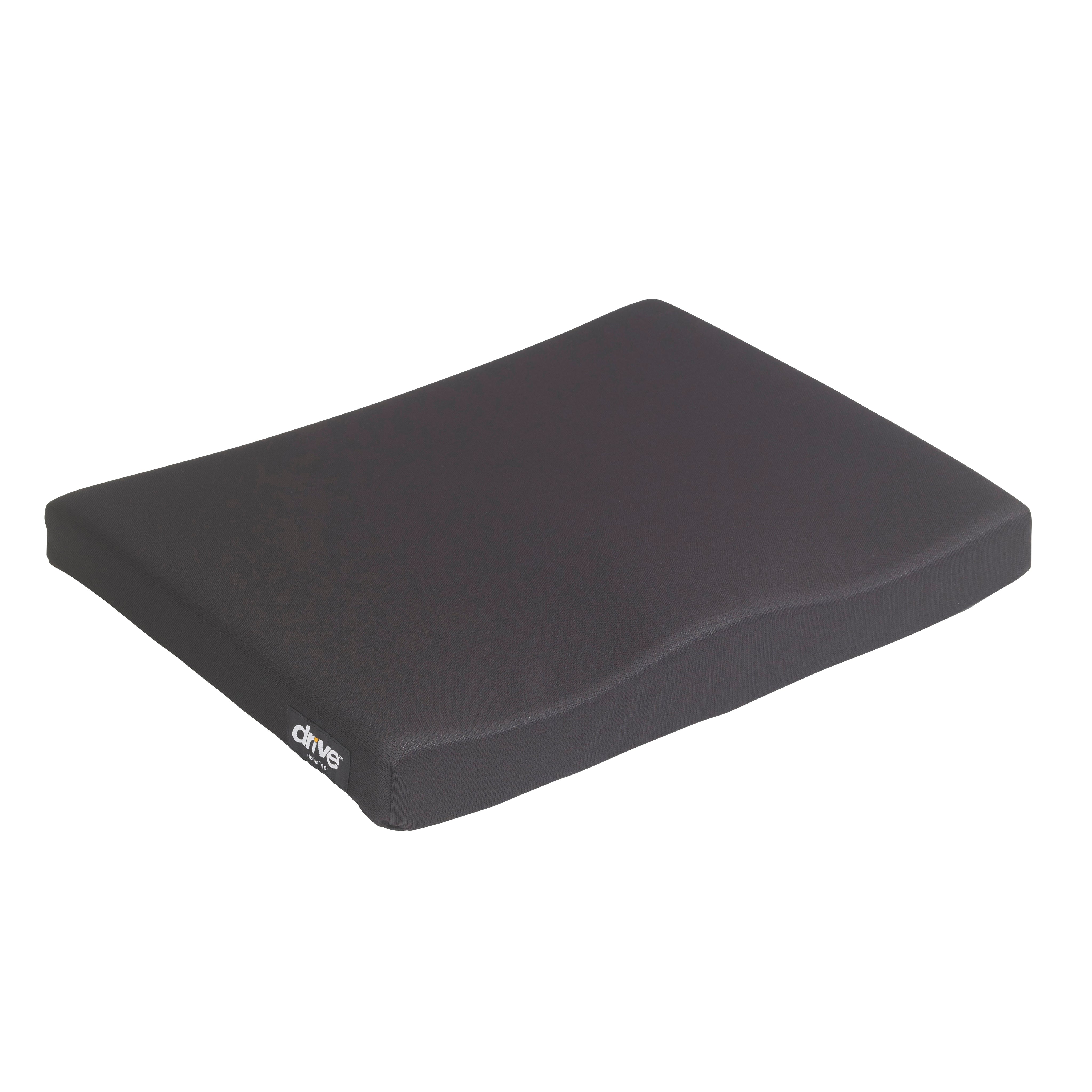 drive Molded Foam Wheelchair Cushion, 20 x 16 in.-Contoured Seat Cushion drive 20 W X 16 L X 2 D Inch Molded Foam