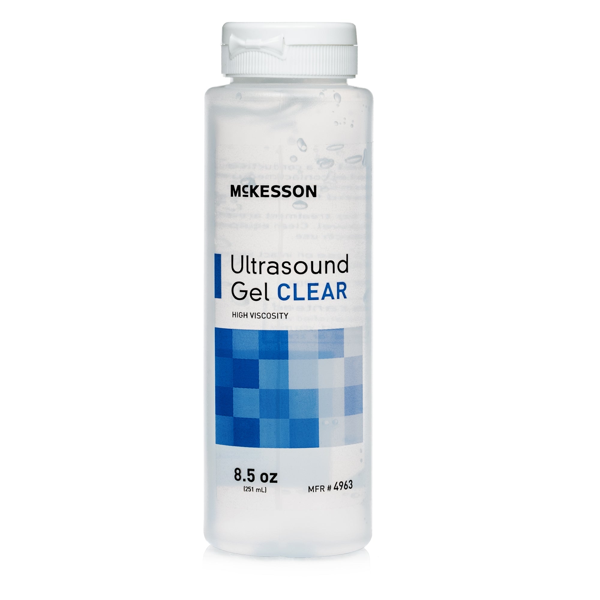 McKesson Ultrasound Gel, Clear, 250 mL (8.5 oz.) Bottle, Ultrasound and Laser Transmission-Ultrasound Gel McKesson High Viscosity 8.5 oz. Bottle NonSterile