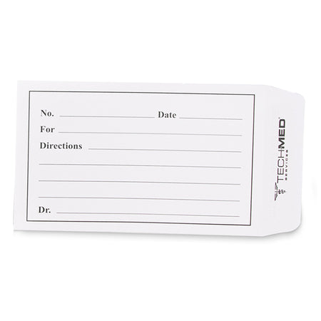Tech-Med Pill Envelope, 3-/2 x 2-1/4 Inch-Medication Envelope Tech-Med White 3-/2 X 2-1/4 Inch