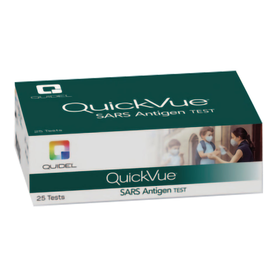 QuickVue Professional Use Test Kit, SARS Antigen-Respiratory Test Kit QuickVue Professional Use SARS Antigen 25 Tests CLIA Waived