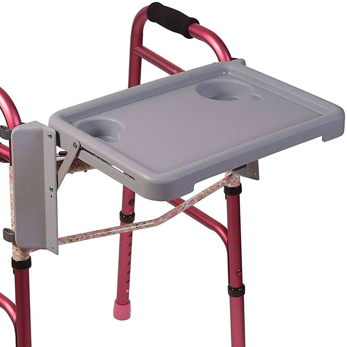 DMI Folding Walker Tray with Cup Holders-DMI Walker Tray For Walker
