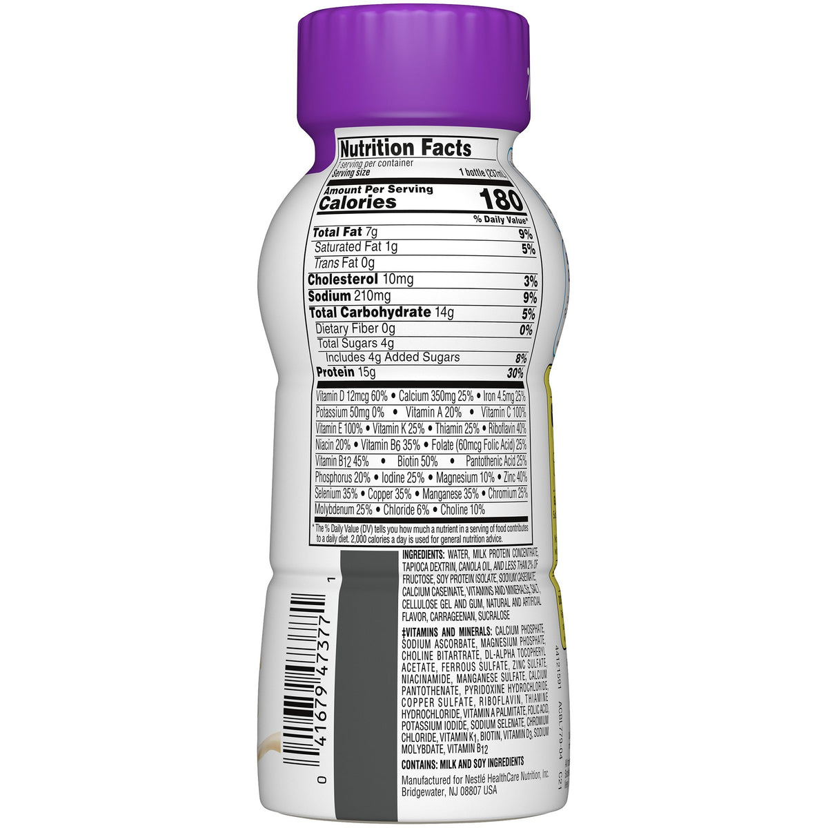 Boost Women Vanilla Balanced Nutritional Drink, 8 oz. Bottle-Oral Supplement Boost Women Very Vanilla Flavor Liquid 8 oz. Bottle