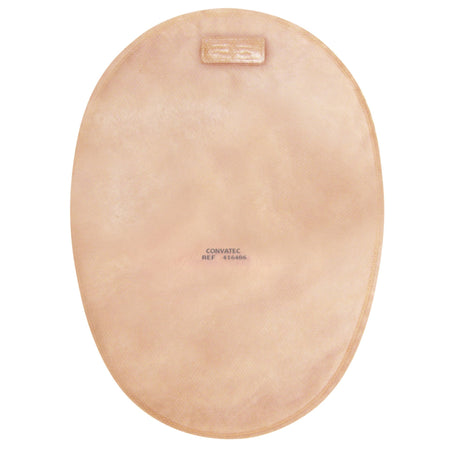 The Natura + Two-Piece Closed End Beige Filtered Ostomy Pouch, 8 Inch Length, 1 Inch Flange-Ostomy Pouch The Natura + Two-Piece System 8 Inch Length Closed End
