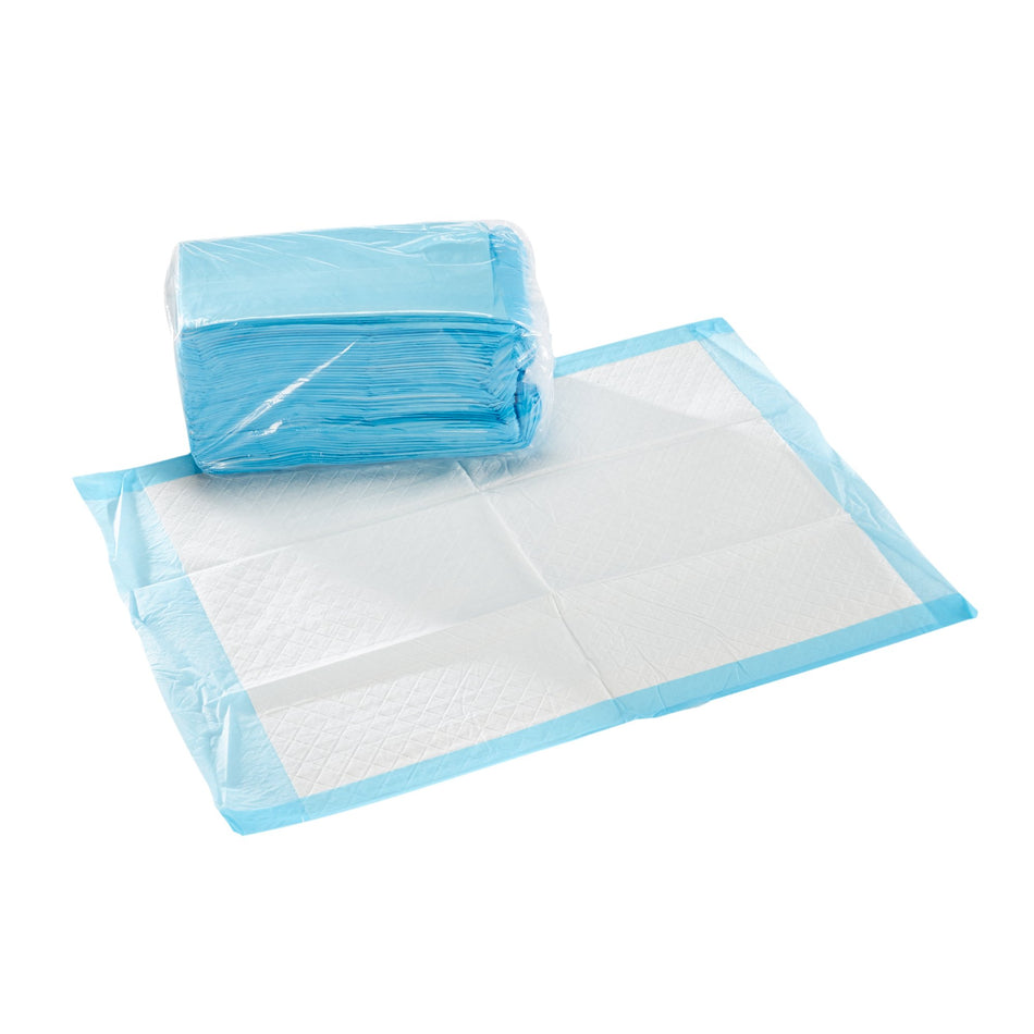 McKesson Procedure Underpad, 24 x 36 Inch-Procedure Underpad McKesson 24 W X 36 L Inch Blue NonSterile