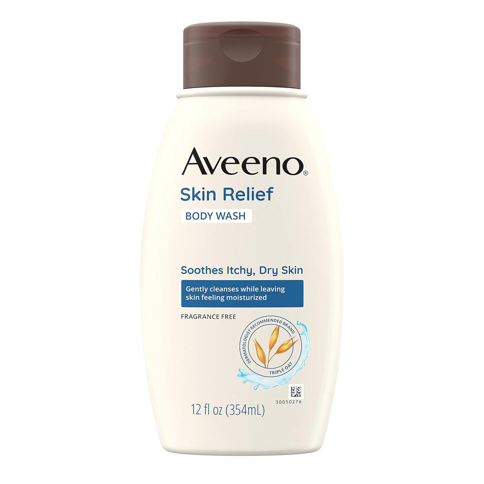 Aveeno Skin Relief Body Wash, 12 oz. Bottle-Body Wash Aveeno Skin Relief Liquid 12 oz. Bottle Unscented
