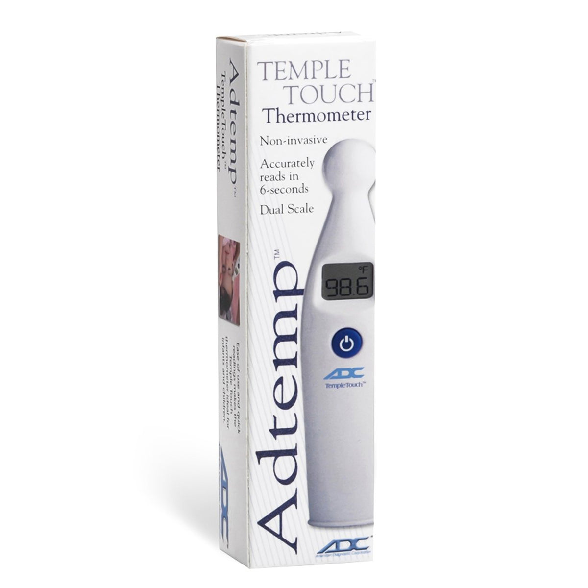 AdTemp Temple Touch Digital Thermometer-Temporal Contact Thermometer Adtemp 427 Temporal Probe Handheld
