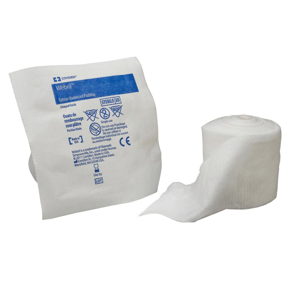 Webril Cast Padding, 2 Inch x 4 Yard-Cast Padding Undercast Webril 2 Inch X 4 Yard Cotton Sterile