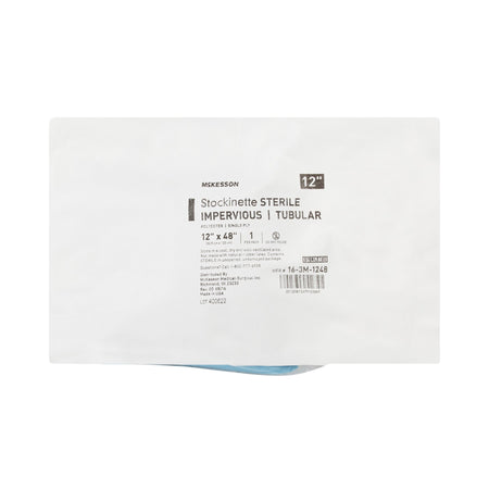 McKesson Impervious Surgical Stockinette, 12 x 48 Inch-Surgical Stockinette Impervious / Tubular McKesson 12 W X 48 L Inch Sterile