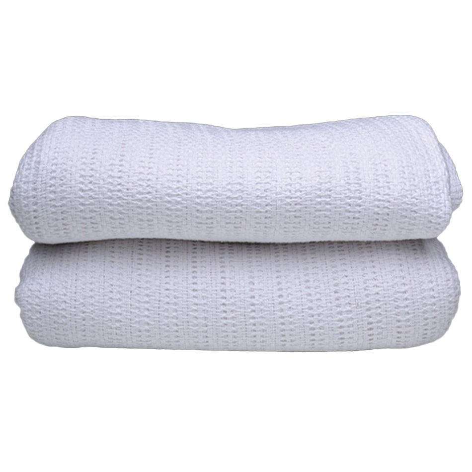 McKesson Cotton Thermal Blanket, 66 x 90 Inch-Thermal Blanket McKesson 66 X 90 Inch Cotton 100% 2 lbs.