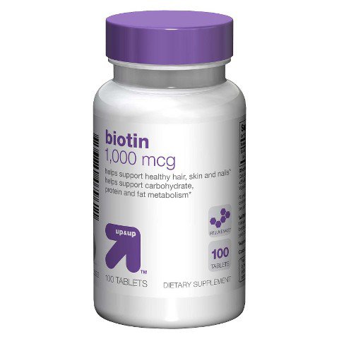 Up & Up Vitamin B-7 Biotin Supplement-"Biotin Supplement Up&Up Vitamin B7 1,000 mcg Strength Tablet 100 per Bottle"