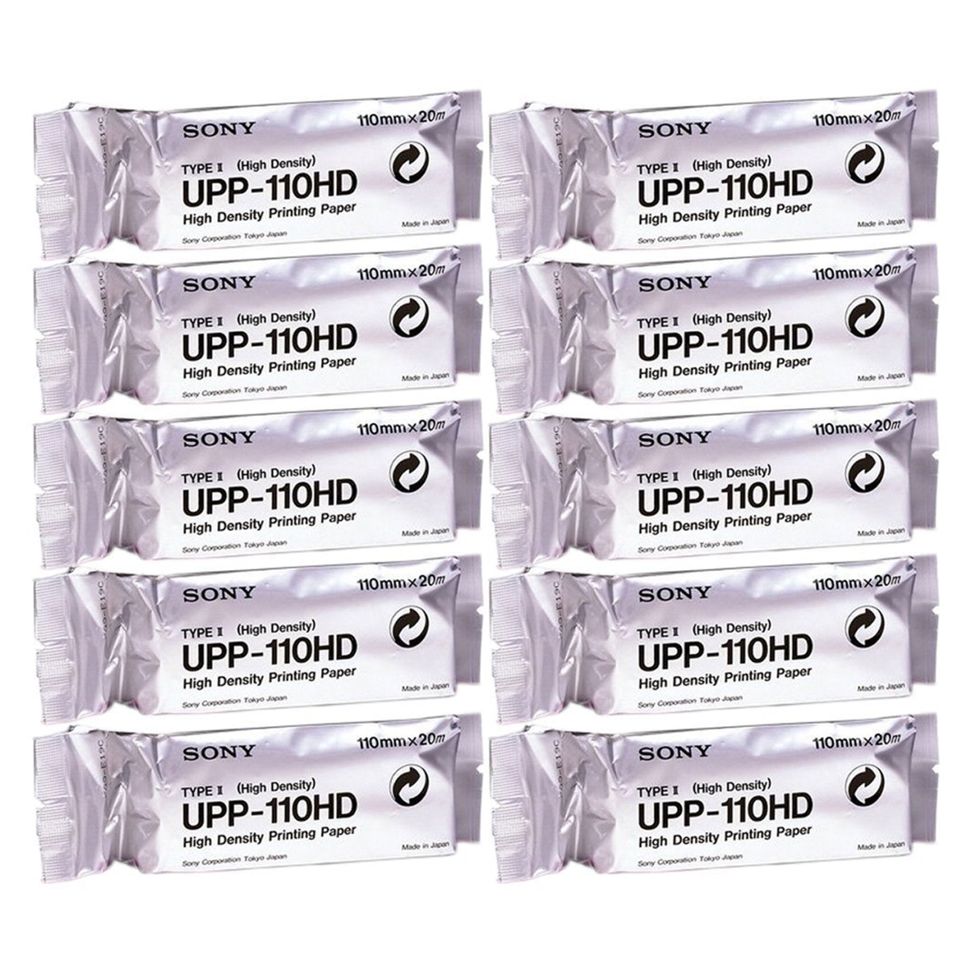 Ultrasound Video Paper Sony® Roll Black and White High Density Without Grid - Diagnostic Instruments and Supplies>Diagnost...