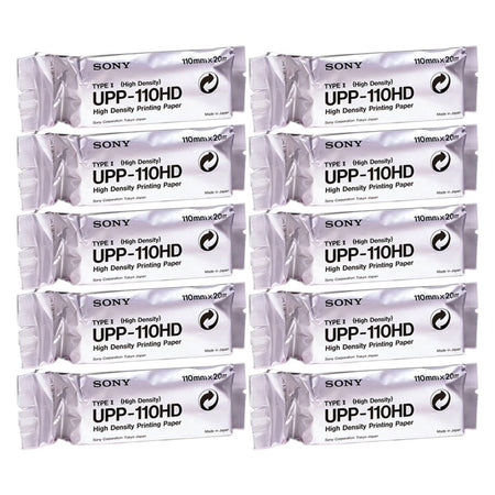 Ultrasound Video Paper Sony® Roll Black and White High Density Without Grid - Diagnostic Instruments and Supplies>Diagnost...