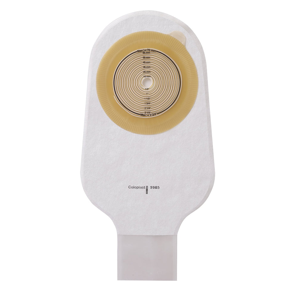 Assura One-Piece Drainable Transparent Ostomy Pouch, 12-Inch Length, 15-43 mm Stoma-Ostomy Pouch Assura One-Piece System 12 Inch Length Trim To Fit 15-43 mm Stoma Drainable