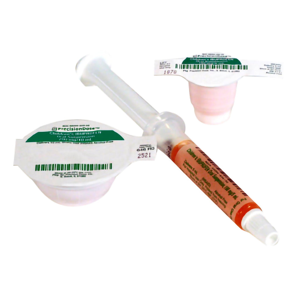 PrecisionDose Children's Ibuprofen Oral Suspension-Children's Pain Relief 100 mg / 5 mL Strength Ibuprofen Oral Suspension 30 per Case