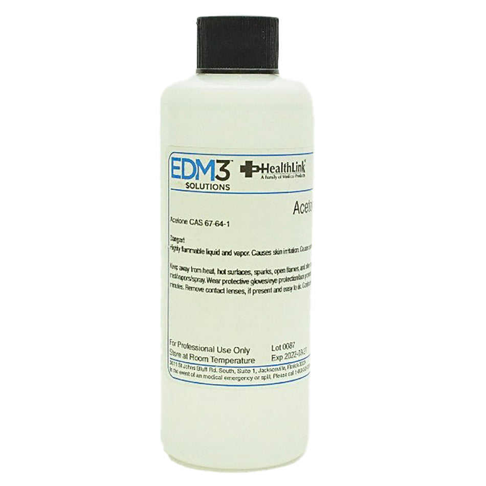 EDM 3 Acetone, 4-ounce bottle-Chemistry Reagent Acetone ACS Grade 100% 4 oz.
