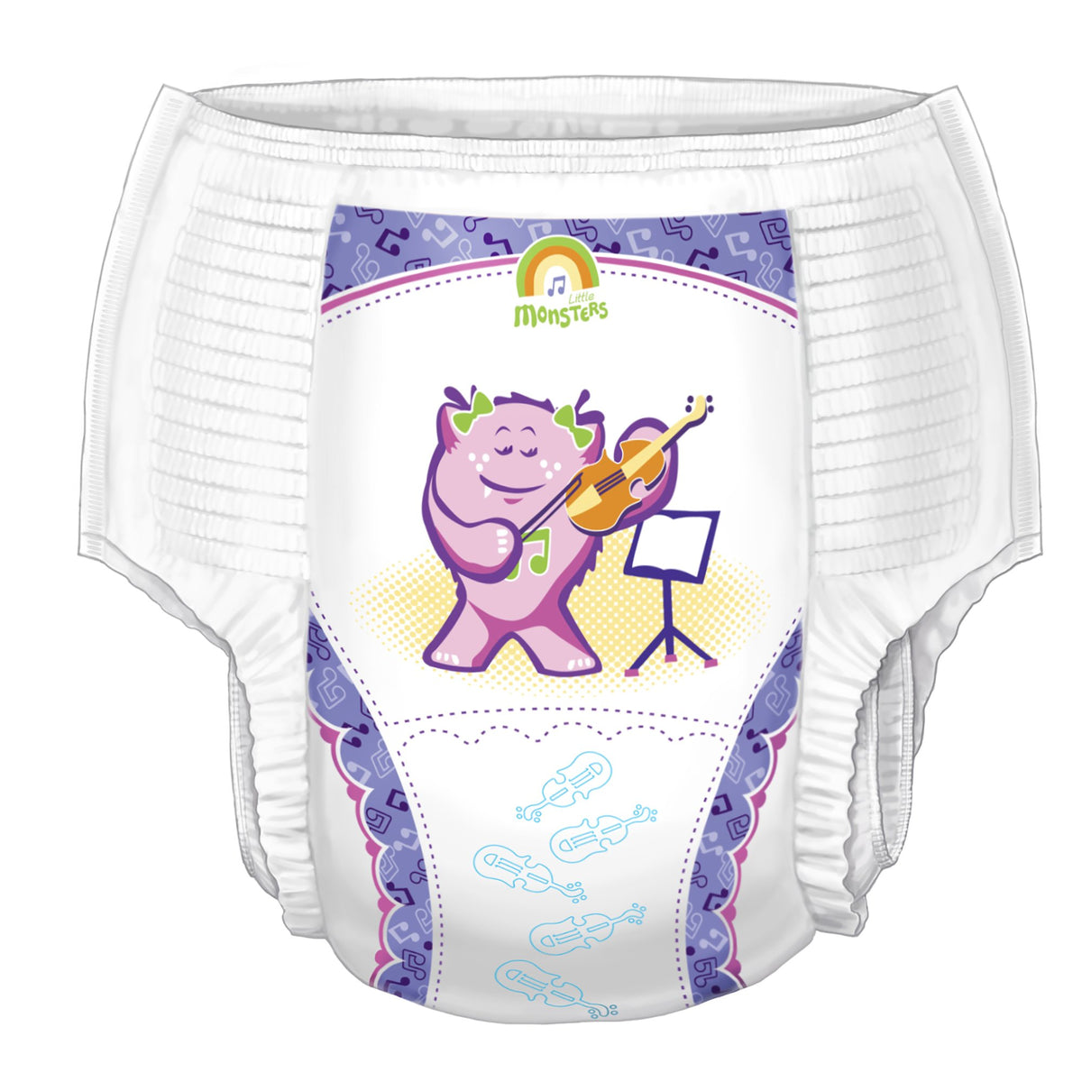 Curity Training Pants, Large-Female Toddler Training Pants Cardinal Health Wings Pull On with Tear Away Seams Size 3T to 4T Disposable Heavy Absorbency