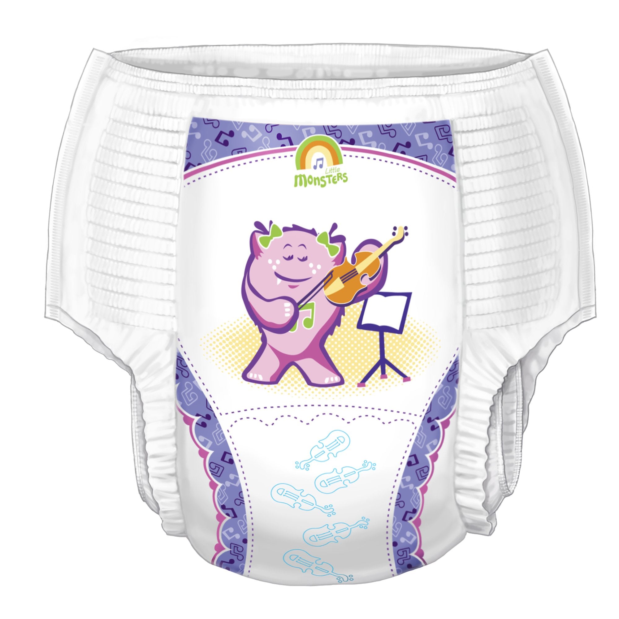 Curity Training Pants, Large-Female Toddler Training Pants Cardinal Health Wings Pull On with Tear Away Seams Size 3T to 4T Disposable Heavy Absorbency
