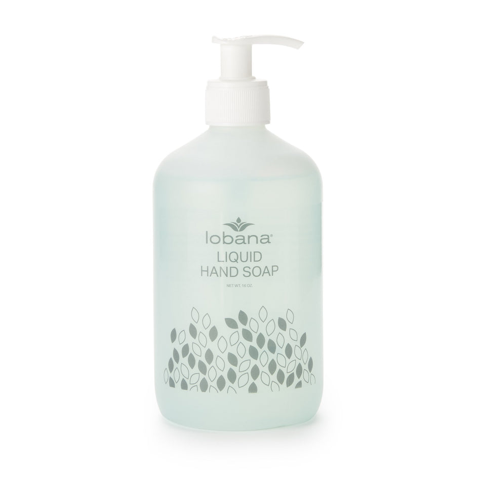 Lobana Liquid Hand Soap, 16-ounce pump bottle-Antimicrobial Soap Lobana Liquid 16 oz. Pump Bottle Scented