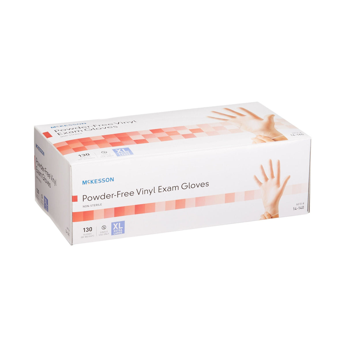 McKesson Vinyl Exam Glove, Extra Large, Clear - Gloves>Exam Gloves - McKesson Brand