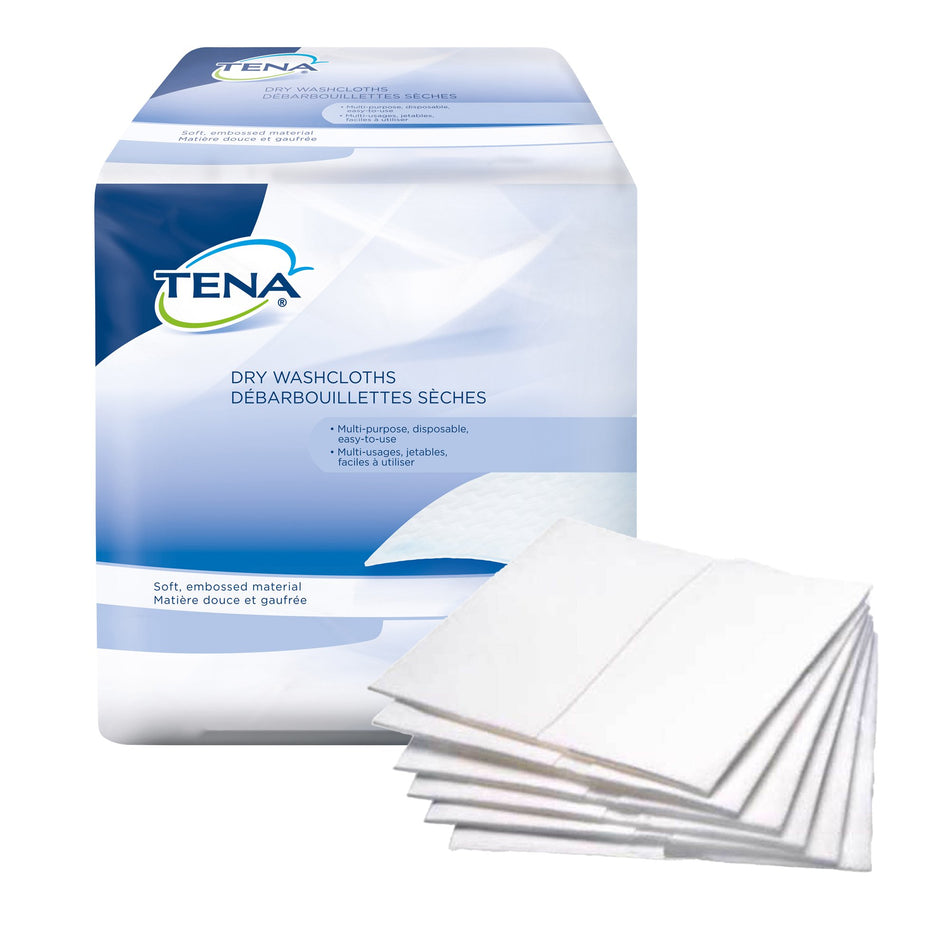 Tena® Dry Washcloths, Disposable - Textiles>Washcloths - Essity HMS North America Inc