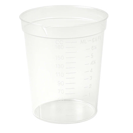 Globe Scientific Specimen Container with Pour Spout, 192 mL-Specimen Container with Pour Spout 2-1/8 X 3-7/16 Inch 192 mL (6.5 oz.) Without Closure Unprinted NonSterile