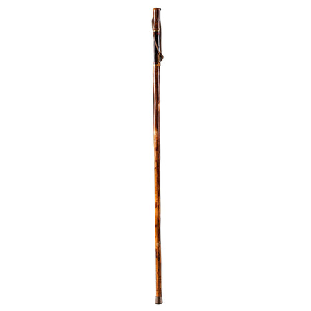 Brazos Exotic Leather Safari Hickory Rustic Walking Stick, 55-Inch-Walking Stick Brazos Free Form Wood 55 Inch Height Safari