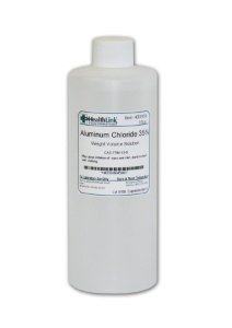 Healthlink Aluminum Chloride Solution, 16-ounce bottle-Chemistry Reagent Aluminum Chloride ACS Grade 35% / 6.0 N 16 oz.
