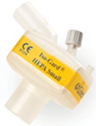 Iso-Guard HME HEPA Filter-"Heat and Moisture Exchanger with Filter Iso-Guard 25, Vt = .25 L 2.3 LPM"