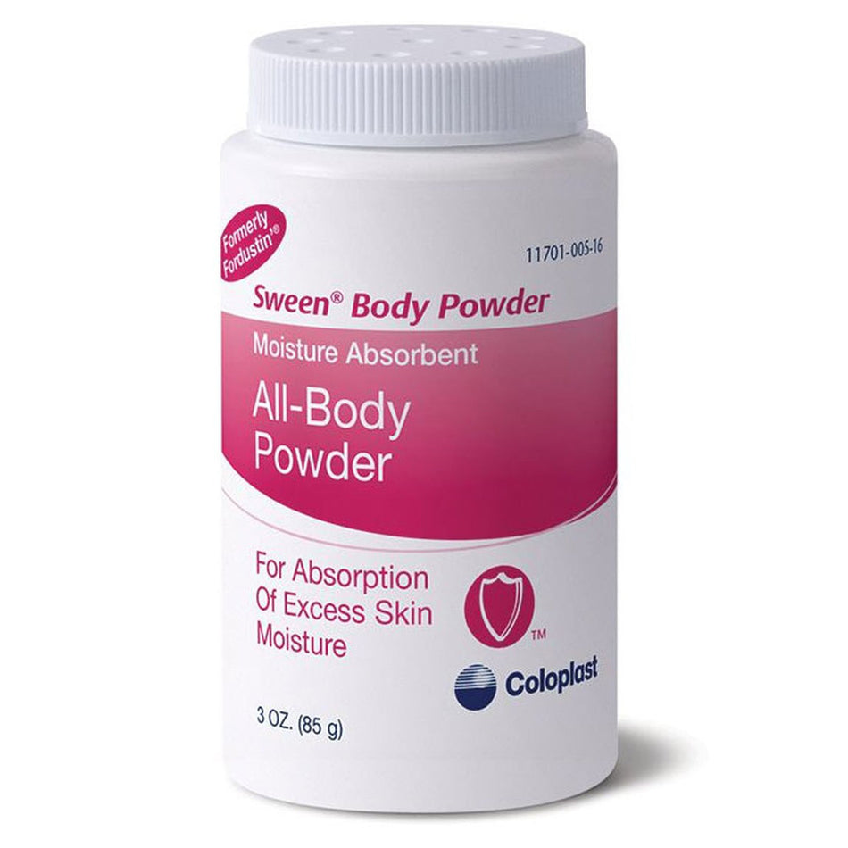 Sween Moisture Absorbent All-Body Powder Lightly Scented, 3 oz. Bottle-Body Powder Sween 3 oz. Lightly Scented Shaker Bottle Corn Starch