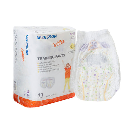 McKesson Toddler Training Pants, 4T to 5T for Children weighing 37+ lbs. - Incontinence>Pediatric Diapers and Training Pan...