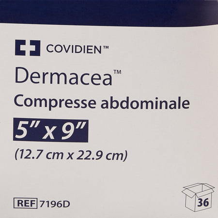 Dermacea Sterile Abdominal Pad, 5 x 9 Inch,-Abdominal Pad Dermacea 5 X 9 Inch Sterile 1 per Pack