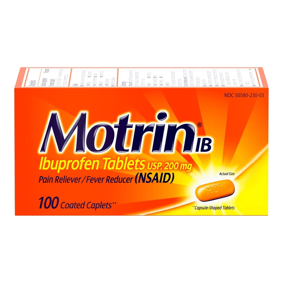 Motrin IB Ibuprofen Coated Caplets - Pharmaceuticals>Over the Counter>Pain Relief - J & J Sales