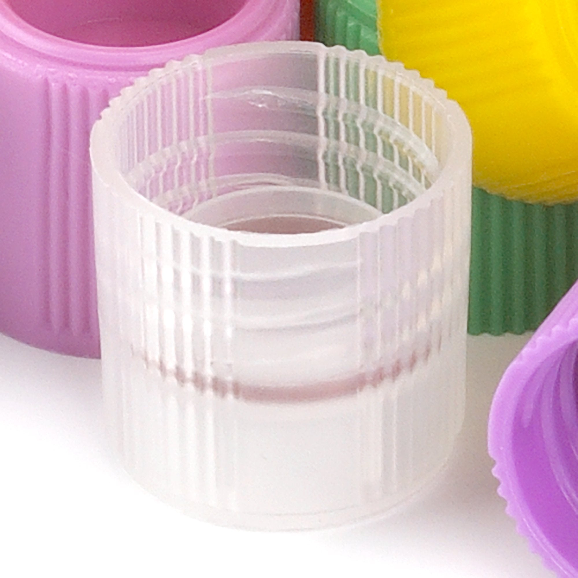 Tube Closure-Tube Closure Polypropylene Screw Cap Natural For Sample Tubes with External Threads NonSterile