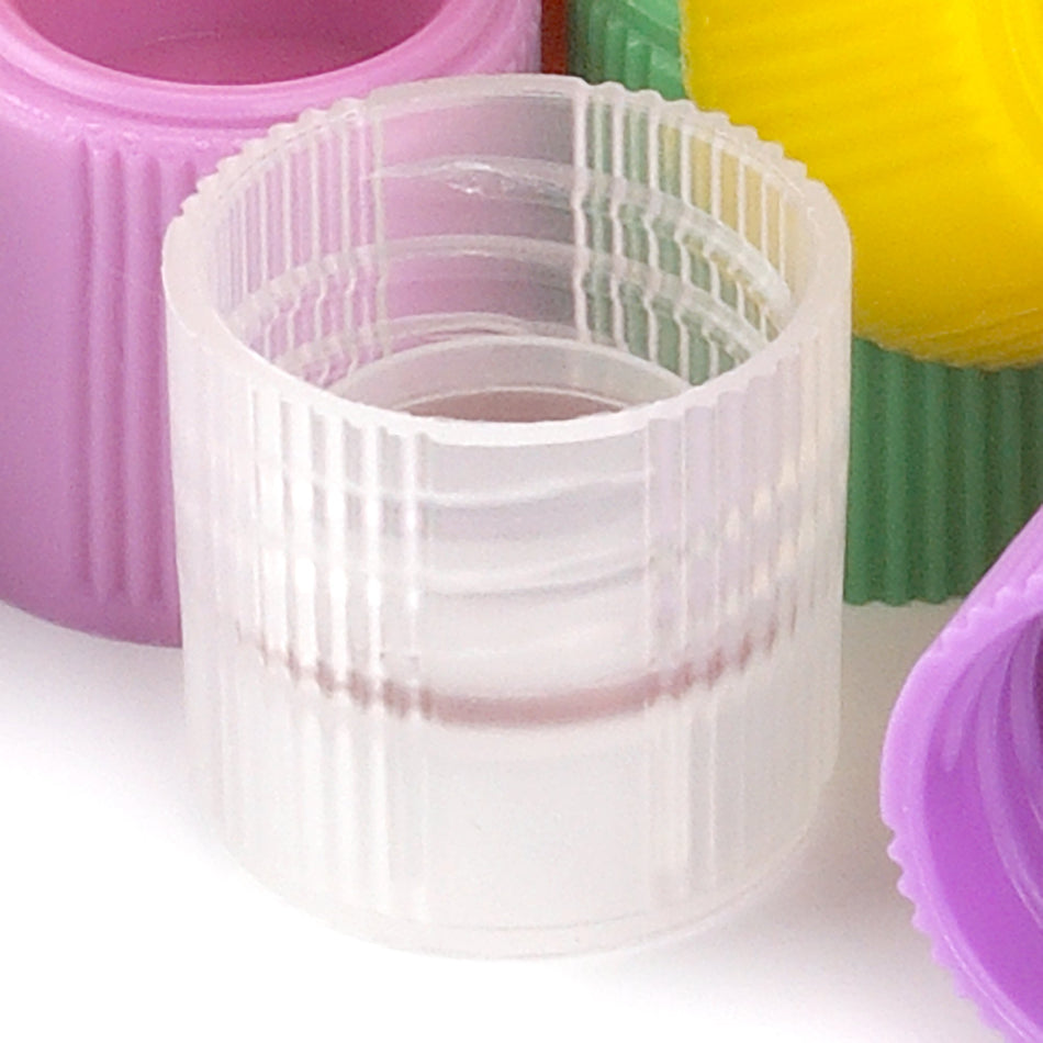 Tube Closure-Tube Closure Polypropylene Screw Cap Natural For Sample Tubes with External Threads NonSterile