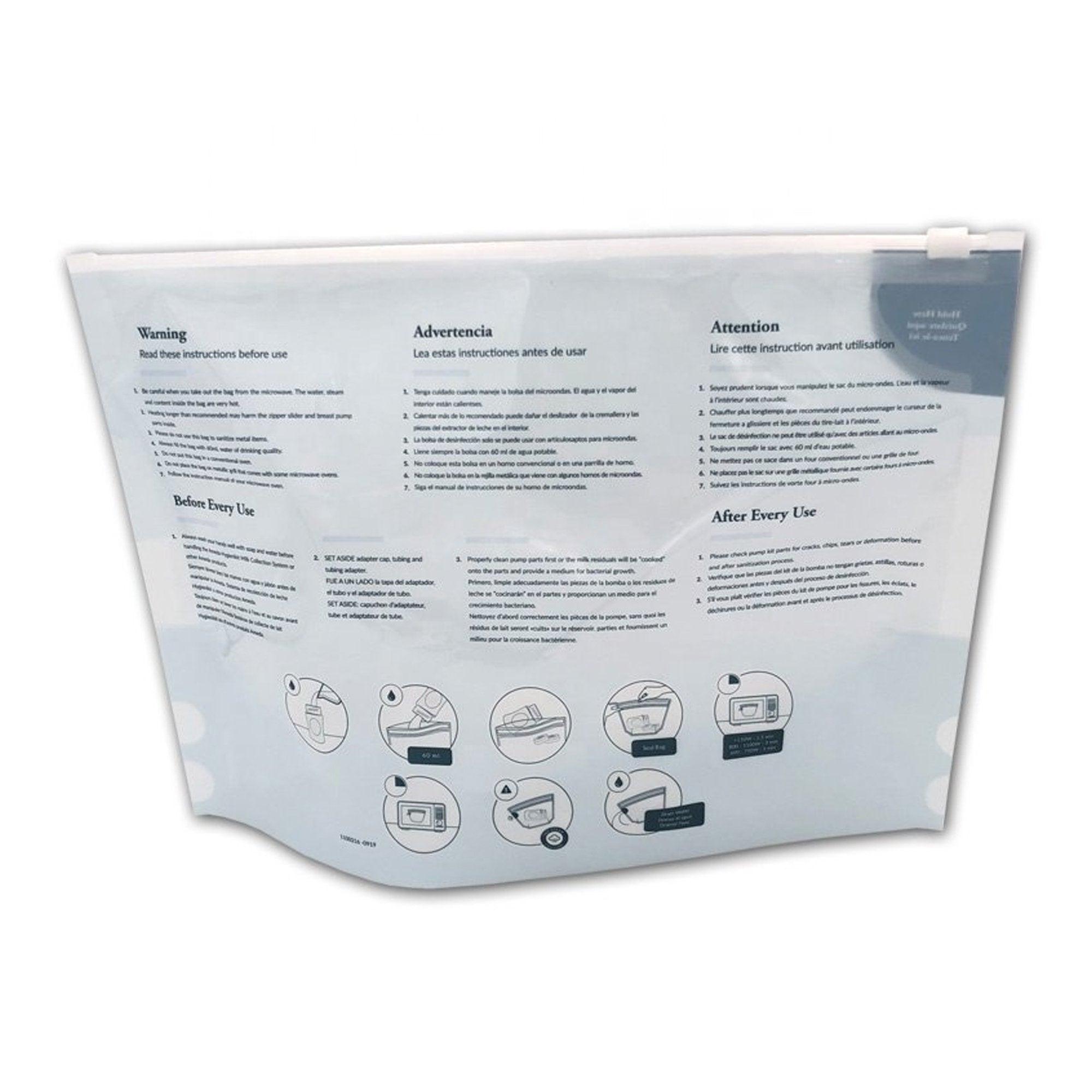 Ameda CleanEase Microwaveable Steam Sanitizing Bags-Microwaveable Steam Sanitizing Bags Ameda Clean Ease For Breast Pump Parts