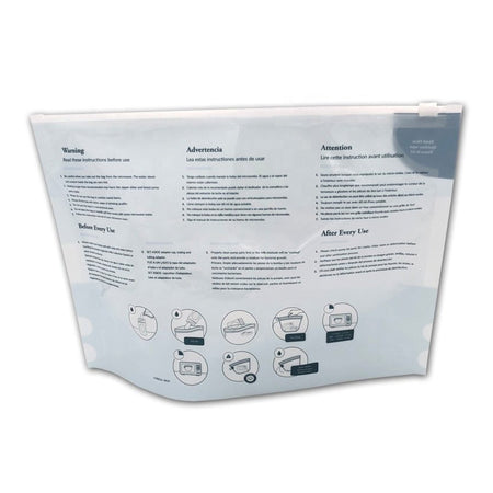 Ameda CleanEase Microwaveable Steam Sanitizing Bags-Microwaveable Steam Sanitizing Bags Ameda Clean Ease For Breast Pump Parts